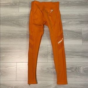 Gymshark flawless knit leggings -orange